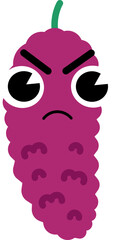 Mulberry Face Angry