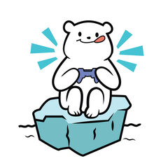 gaming polar bear
