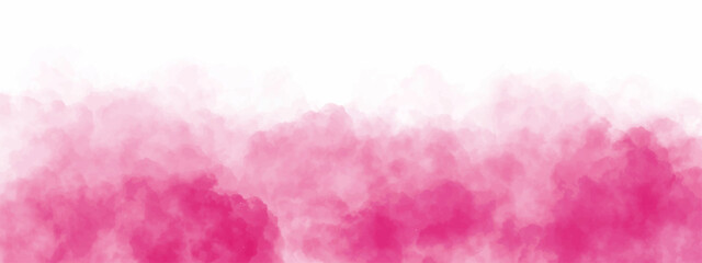Pink smoke isolated on white background. Watercolor background. Vector EPS 10 © thebeststocker