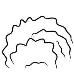 Hand Drawn Bush Outline