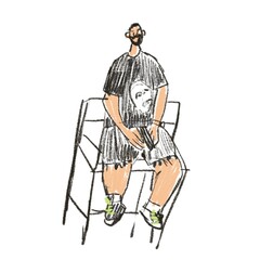 People sketches illustration for your design