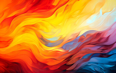 Obraz premium Colorful oil paint texture with brush and palette knife strokes. Acrylic wallpaper.