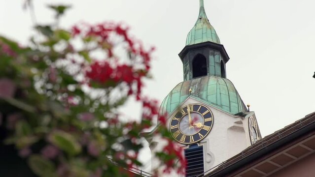Der Kirchturm von Olten, Schweiz