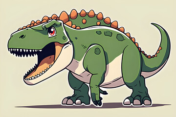 Cute tyrannosaurus.