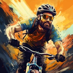 bike, cycling, mountain biking, sport, athlete, outdoor, .person riding bike down hill, man riding mountain bike down hill, .woman riding mountain bike down hill, .downhill mountain biking competition