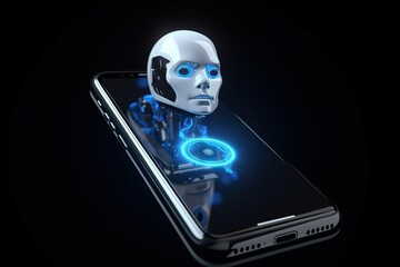 Artificial intelligence in a mobile phone, generative AI.