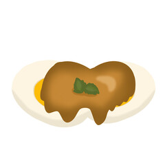 Eggs with tamarind sauce