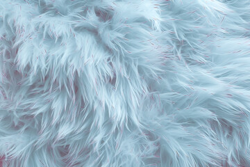 Fototapeta premium Light baby blue fluffy furry texture with specks