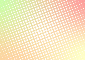 Abstract colorful gradient dot pattern circle presentation background