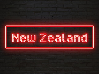 New Zealand のネオン文字