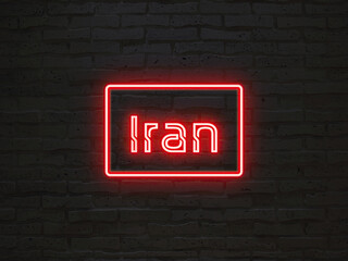 Iran のネオン文字