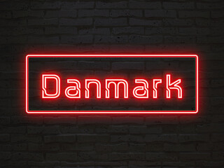 Danmark のネオン文字