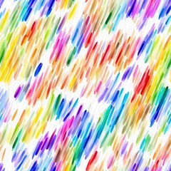 Abstract colored seamless pattern of multicolored lines. AI generated