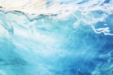 Fototapeta na wymiar blue water background texture. Ai generative