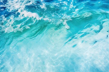 blue water background texture. Ai generative