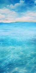 Fototapeta na wymiar blue water background texture. Ai generative