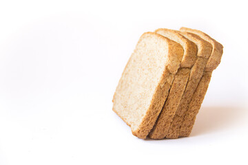 Rebanadas de pan integral - pan de molde (tostadas)