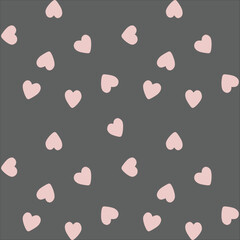 seamless pattern with hearts