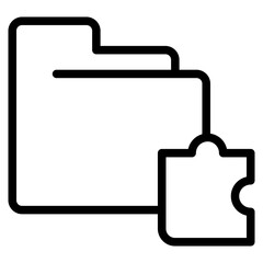 Fototapeta premium folder line 