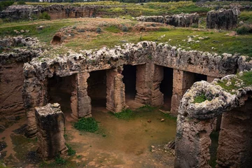 Foto auf Acrylglas Zypern Ancient catacombs in Cyprus