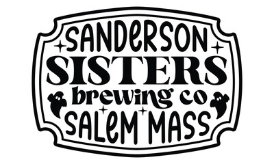 Sanderson sisters brewing co salem mass