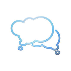 Bubble Speech icon 3D PNG