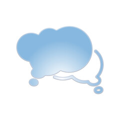 Bubble Speech icon 3D PNG