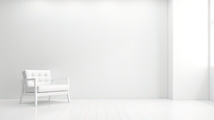 Abstract white and gray gradient background.geometric modern design. Illustration. Generative AI