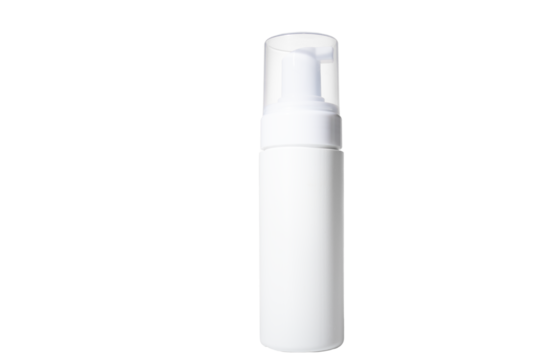face foam in a bottle isolated,skin cleansing