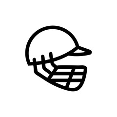 Fototapeta na wymiar Safety helmet icon symbol image vector. Illustration of the head protector industrial engineer worker design image