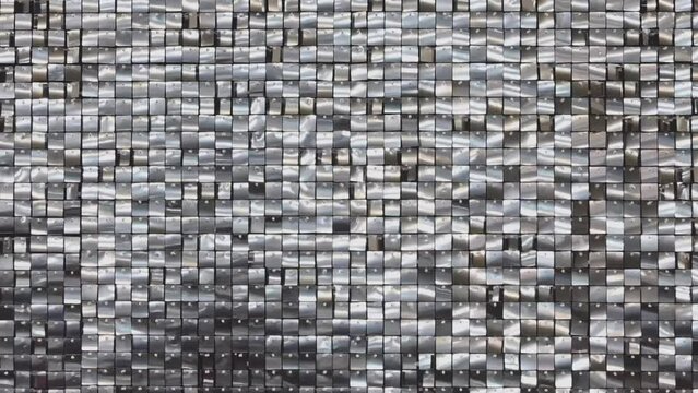 Metallic Silver Mirrors Background Wall Disco Club Fun Party Effects zoom in