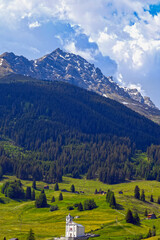 Savognin (Surses), im Bezirk Albula des Kantons Graubünden in der Schweiz