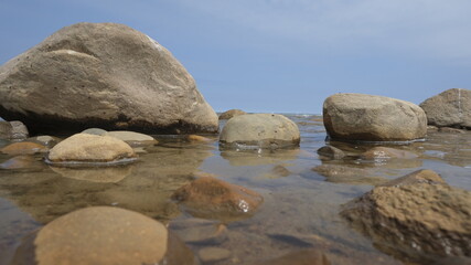 stones in the water