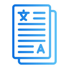assignment gradient icon