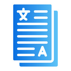 assignment gradient icon