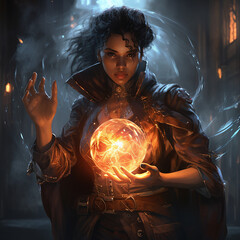 Futuristic with in cyberpunk style. AI generated