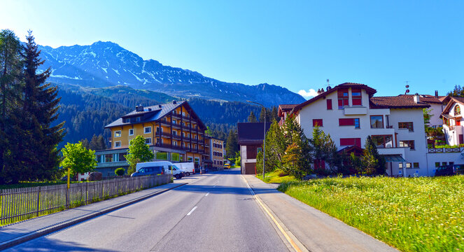 Gemeinde Parpan im Kreis Churwalden, Bezirk Plessur, Graub&uuml;nden (Schweiz) 