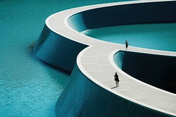 man walking on the road