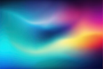 Abstract wavy curved blur neon background. Modern gradient illustration, minimal design on black. Futuristic artwork, digital drawing for interior design, fashion textile fabric, wallpaper