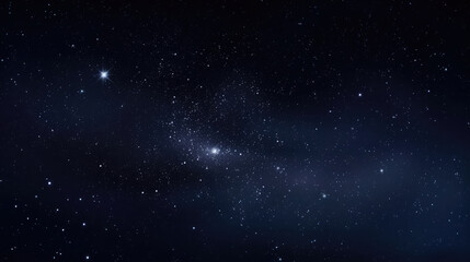 Outer space background. Dark cosmic void with stars, interstellar medium, dust and gas. Astronomy wallpaper.  © Sara
