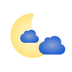 Weather Icon Sets With Gradient Color