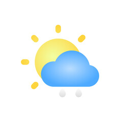 Weather Icon Sets With Gradient Color