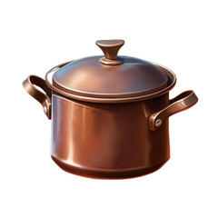 A copper pot