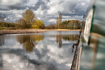 Reflections on a canal