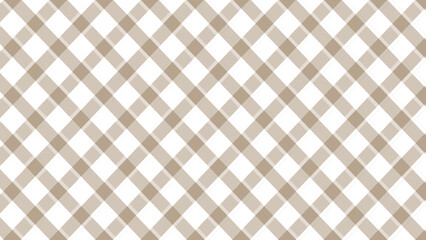 Diagonal brown checkered in the white background