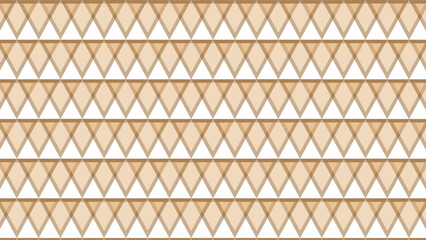 Brown seamless geometric pattern with triangles