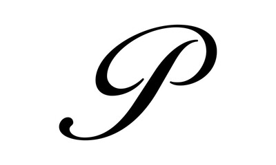 Obraz premium Letter P Logo Stylish Logo
