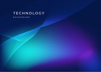 Vector modern transparent line technology blue purple gradient abstract background