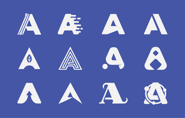 Logo A Alphabet Name