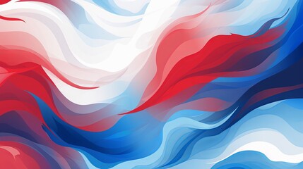 abstract background blue red white generative ai
